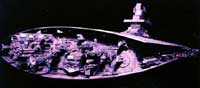 Fifth Element Warship Miniature