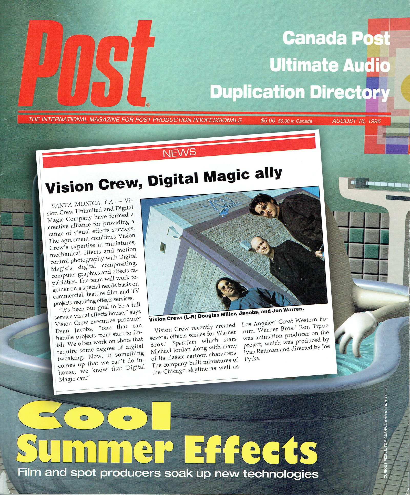 Vision Crew, Digital Magic ally, Post, August 16, 1996