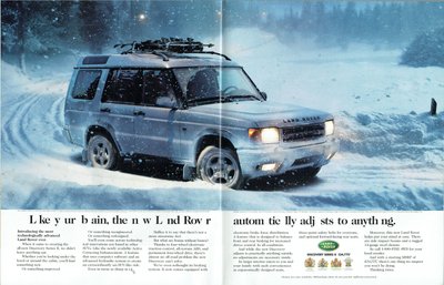 Land Rover Print Ad
